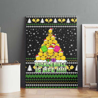 PickleBall Is Life Christmas Canvas Wall Art Xmas Holiday Patterns - Wonder Print Shop