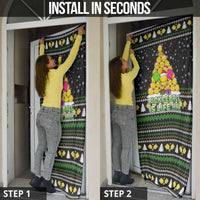 PickleBall Is Life Christmas Door Cover Xmas Holiday Patterns - Wonder Print Shop
