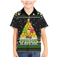 PickleBall Is Life Christmas Family Matching Mermaid Dress and Hawaiian Shirt Xmas Holiday Patterns - Wonder Print Shop