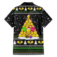 PickleBall Is Life Christmas Family Matching Off Shoulder Short Dress and Hawaiian Shirt Xmas Holiday Patterns - Wonder Print Shop