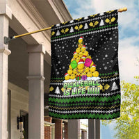 PickleBall Is Life Christmas Garden Flag Xmas Holiday Patterns - Wonder Print Shop