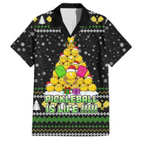 PickleBall Is Life Christmas Hawaiian Shirt Xmas Holiday Patterns - Wonder Print Shop