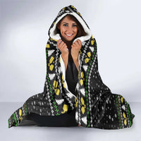 PickleBall Is Life Christmas Hooded Blanket Xmas Holiday Patterns - Wonder Print Shop
