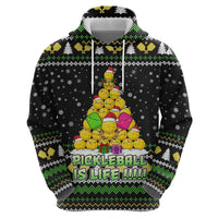PickleBall Is Life Christmas Hoodie Xmas Holiday Patterns - Wonder Print Shop
