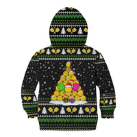 PickleBall Is Life Christmas Kid Hoodie Xmas Holiday Patterns - Wonder Print Shop