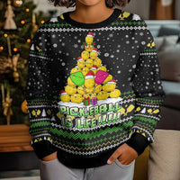 PickleBall Is Life Christmas Kid Ugly Christmas Sweater Xmas Holiday Patterns - Wonder Print Shop