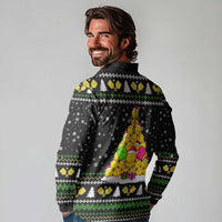 PickleBall Is Life Christmas Long Sleeve Polo Shirt Xmas Holiday Patterns - Wonder Print Shop