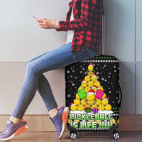 PickleBall Is Life Christmas Luggage Cover Xmas Holiday Patterns - Wonder Print Shop