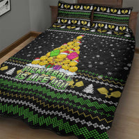 PickleBall Is Life Christmas Quilt Bed Set Xmas Holiday Patterns - Wonder Print Shop