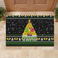 PickleBall Is Life Christmas Rubber Doormat Xmas Holiday Patterns - Wonder Print Shop
