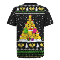 PickleBall Is Life Christmas Rugby Jersey Xmas Holiday Patterns - Wonder Print Shop