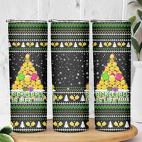 PickleBall Is Life Christmas Skinny Tumbler Xmas Holiday Patterns - Wonder Print Shop