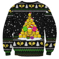PickleBall Is Life Christmas Sweatshirt Xmas Holiday Patterns - Wonder Print Shop