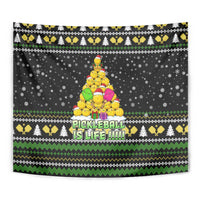 PickleBall Is Life Christmas Tapestry Xmas Holiday Patterns - Wonder Print Shop