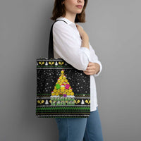 PickleBall Is Life Christmas Tote Bag Xmas Holiday Patterns - Wonder Print Shop