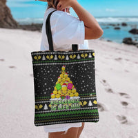 PickleBall Is Life Christmas Tote Bag Xmas Holiday Patterns - Wonder Print Shop