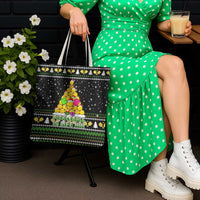 PickleBall Is Life Christmas Tote Bag Xmas Holiday Patterns - Wonder Print Shop