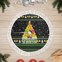 PickleBall Is Life Christmas Tree Skirt Xmas Holiday Patterns - Wonder Print Shop