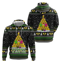 PickleBall Is Life Christmas Zip Hoodie Xmas Holiday Patterns - Wonder Print Shop
