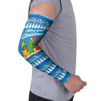 Surfer Swell Christmas Arm Sleeves Xmas Holiday Patterns - Wonder Print Shop