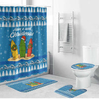 Surfer Swell Christmas Bathroom Set Xmas Holiday Patterns - Wonder Print Shop