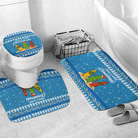 Surfer Swell Christmas Bathroom Set Xmas Holiday Patterns - Wonder Print Shop
