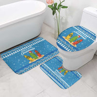 Surfer Swell Christmas Bathroom Set Xmas Holiday Patterns - Wonder Print Shop