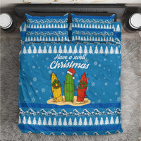 Surfer Swell Christmas Bedding Set Xmas Holiday Patterns - Wonder Print Shop