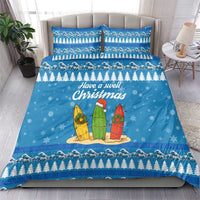 Surfer Swell Christmas Bedding Set Xmas Holiday Patterns - Wonder Print Shop