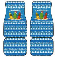 Surfer Swell Christmas Car Mats Xmas Holiday Patterns - Wonder Print Shop