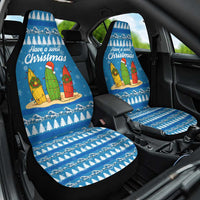 Surfer Swell Christmas Car Seat Cover Xmas Holiday Patterns - Wonder Print Shop