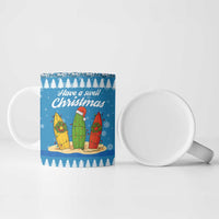 Surfer Swell Christmas Ceramic Mug Xmas Holiday Patterns - Wonder Print Shop