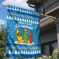 Surfer Swell Christmas Garden Flag Xmas Holiday Patterns - Wonder Print Shop