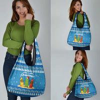 Surfer Swell Christmas Grocery Bag Xmas Holiday Patterns - Wonder Print Shop