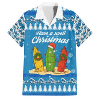 Surfer Swell Christmas Hawaiian Shirt Xmas Holiday Patterns - Wonder Print Shop
