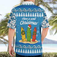 Surfer Swell Christmas Hawaiian Shirt Xmas Holiday Patterns - Wonder Print Shop