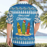 Surfer Swell Christmas Hawaiian Shirt Xmas Holiday Patterns - Wonder Print Shop