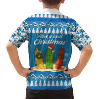 Surfer Swell Christmas Hawaiian Shirt Xmas Holiday Patterns - Wonder Print Shop