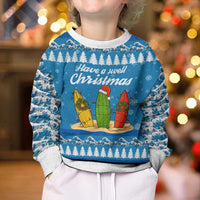 Surfer Swell Christmas Kid Ugly Christmas Sweater Xmas Holiday Patterns - Wonder Print Shop