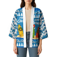 Surfer Swell Christmas Kimono Xmas Holiday Patterns - Wonder Print Shop