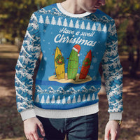 Surfer Swell Christmas Ugly Christmas Sweater Xmas Holiday Patterns - Wonder Print Shop