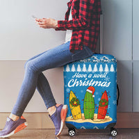 Surfer Swell Christmas Luggage Cover Xmas Holiday Patterns - Wonder Print Shop