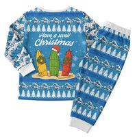 Surfer Swell Christmas Pajama Set Xmas Holiday Patterns - Wonder Print Shop