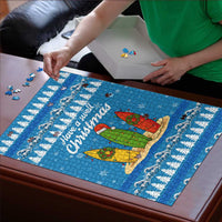 Surfer Swell Christmas Puzzle Xmas Holiday Patterns - Wonder Print Shop