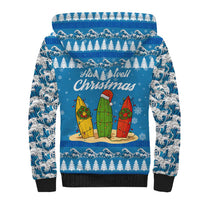 Surfer Swell Christmas Sherpa Hoodie Xmas Holiday Patterns - Wonder Print Shop