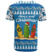 Surfer Swell Christmas T Shirt Xmas Holiday Patterns - Wonder Print Shop