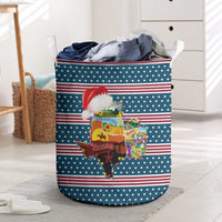 Texas Xmas Christmas Christmas Yall Christmas Laundry Basket Xmas Holiday Patterns - Wonder Print Shop