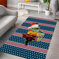 Texas Xmas Christmas Christmas Yall Christmas Area Rug Xmas Holiday Patterns - Wonder Print Shop