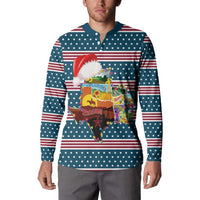 Texas Xmas Christmas Christmas Yall Christmas Button Sweatshirt Xmas Holiday Patterns - undefined