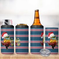 Texas Xmas Christmas Christmas Yall Christmas 4 in 1 Can Cooler Tumbler Xmas Holiday Patterns - Wonder Print Shop